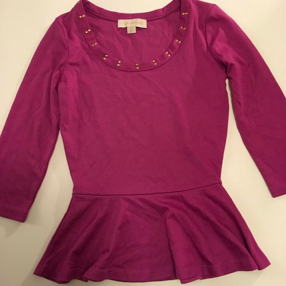 Nicki Minaj  Women's Pink/purple 3/4 sleave Shirt size XS